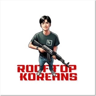 Rooftop Koreans Posters and Art